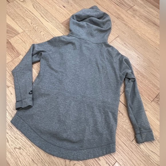 Women’s Nike Hoodie Jacket cinch waste grey size medium - Picture 10 of 10